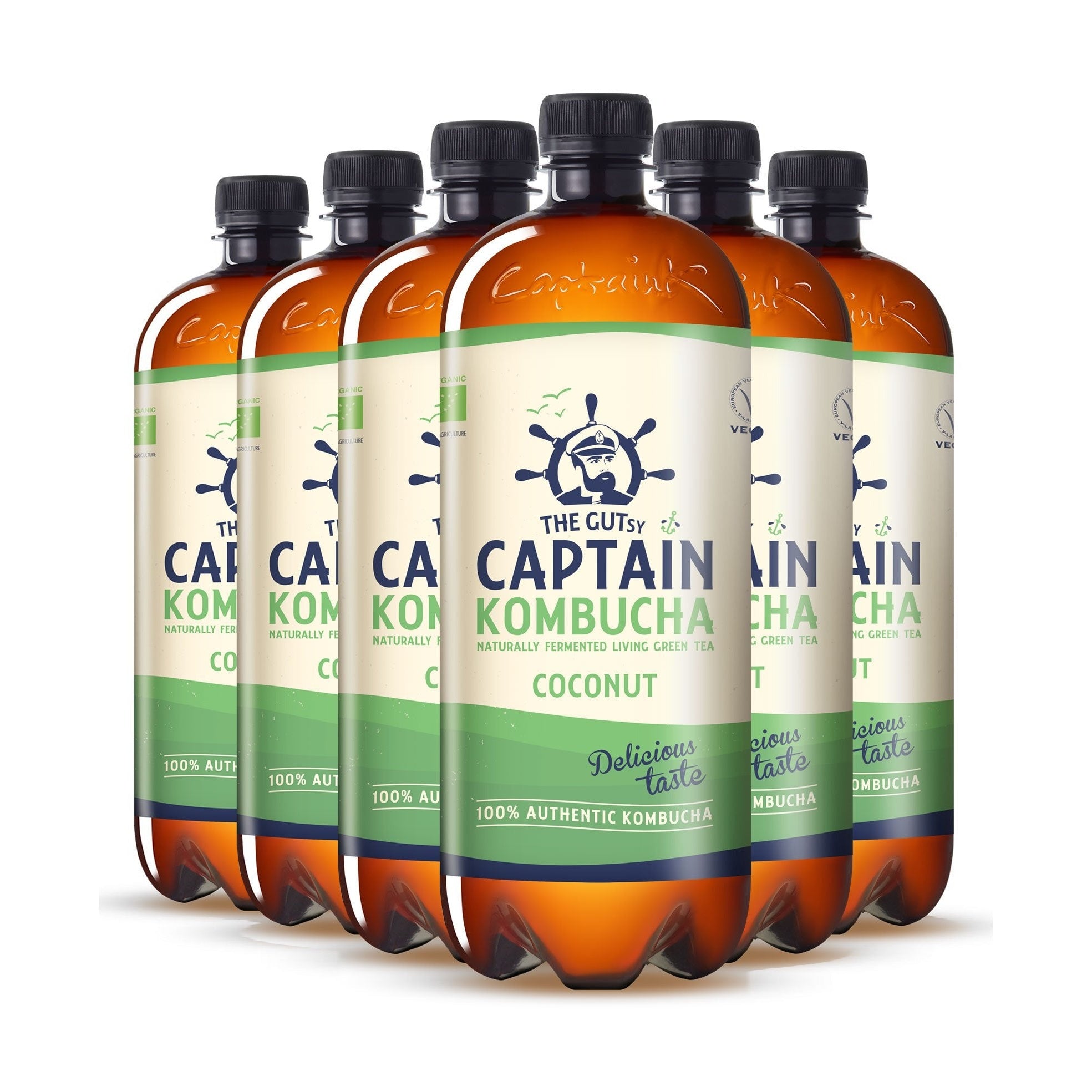 GUTsy Captain Kombucha - Kokosnuss 6 x 1L